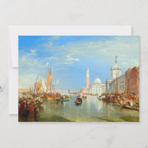 Invitation William Turner - Venise, la Dogana et San Giorgio