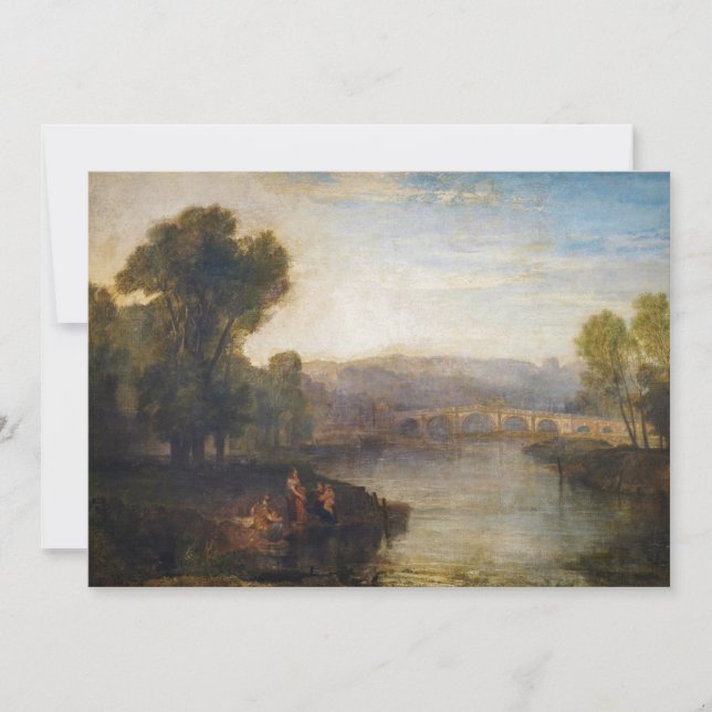 Invitation William Turner - Vue sur Richmond Hill et le pont (Devant)
