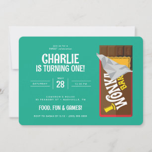 Invitation Willy Wonka & Chocolate Factory Anniversaire