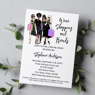 Invitation Wine Shop and Friends Trunk Show Pop Up Shop