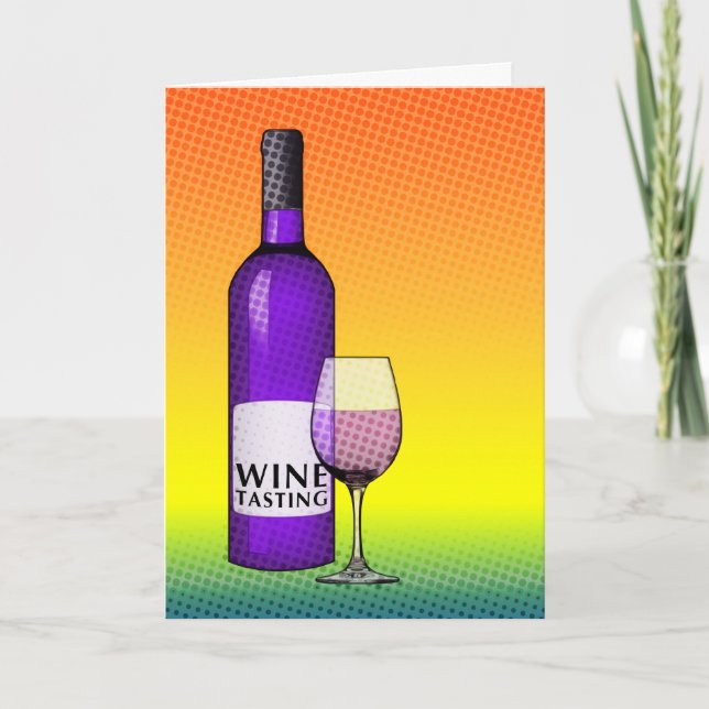 Invitation wine tasting party (Devant)