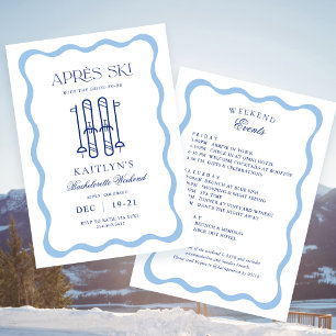 Invitation Winter Apres Ski Bachelorette Party
