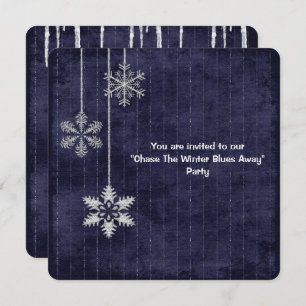 Invitation Winter Blues Party