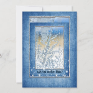 Invitation Winter Blues Party