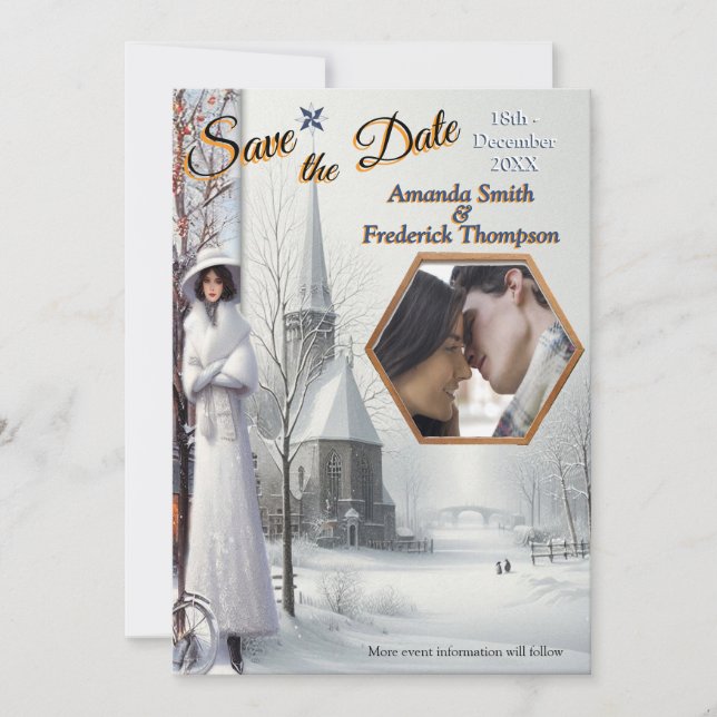 Invitation Winter Celebrations in Amsterdam (Devant)