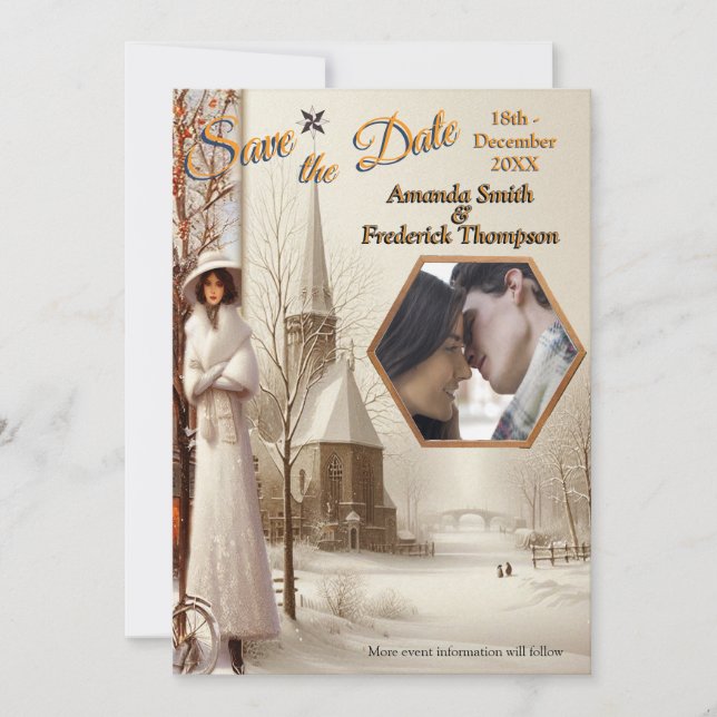 Invitation Winter Celebrations in Amsterdam (Devant)