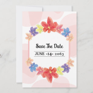 Invitation Winter Floral Anniversaire Modèle de conception de