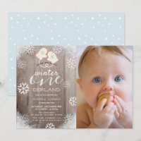 Winter Onederland Mitten Boy Blue 1er Anniversaire