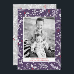 Invitation Winter Purple Berries Christmas Holiday Flat Card<br><div class="desc">Winter Purple Berries Christmas Holiday Flat Card. Voir toutes les autres pièces de cette collection. Écrivez-moi à l'adresse hello@mistyqe.com pour obtenir des devis sur d'autres pièces correspondantes ou des demandes de personnalisation.</div>