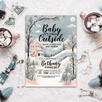 Winter Wonderland Baby shower : Il fait froid deho