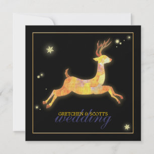 Invitation Winter Wonderland Caribou Mariage