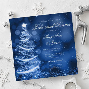 Invitation Winter Wonderland Rehearer Dîner
