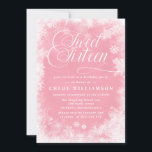 Invitation Winter Wonderland Sweet sixteen Party<br><div class="desc">Bonjour ! Bienvenue à mes produits d'invitation Sweet 16. J'ai conçu cette invitation Winter Wonderland pour être féminine et romantique. Il commence par un arrière - plan rose rose doux. Puis des couches de neige blanche et de flocons de neige créèrent une bordure autour de toute l'invitation. Le sweet sixteen est...</div>