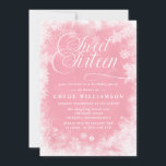 Invitation Winter Wonderland Sweet sixteen Party<br><div class="desc">Bonjour ! Bienvenue à mes produits d'invitation Sweet 16. J'ai conçu cette invitation Winter Wonderland pour être féminine et romantique. Il commence par un arrière - plan rose rose doux. Puis des couches de neige blanche et de flocons de neige créèrent une bordure autour de toute l'invitation. Le sweet sixteen est...</div>
