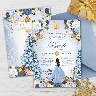 Invitation Winter Wonderland Vacances Neige Princesse Quince
