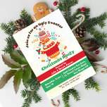 Invitation Winters Holiday Funny Ugly Sweet Christmas Party<br><div class="desc">Belle Invitation à célébrer des occasions spéciales et des festivals viennent avec des invitations numériques et électroniques selon votre demande. Nous aimerions reproduire nos conceptions pour fabriquer plusieurs produits comme des cartes RSVP, des enveloppes étiquettes, etc. La personnalisation est disponible sur demande sur demande à l'adresse info@shamaurcreatif@gmail.com ATTENDEZ AVEC IMPATIENCE...</div>