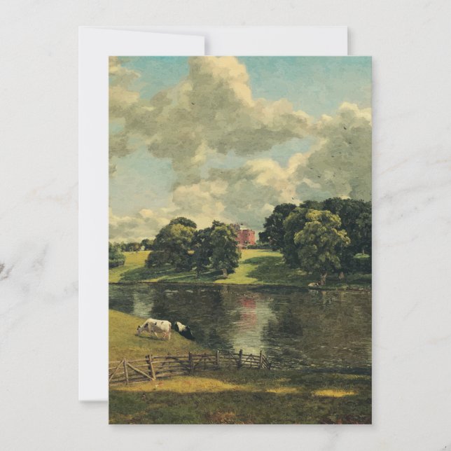 Invitation Wivenhoe Park par John Constable (Devant)