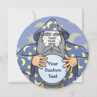 Invitation Wizard with your face