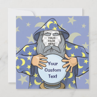 Invitation Wizard with your face
