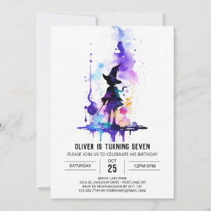 Invitation Wizardry Little Wizard Anniversaire