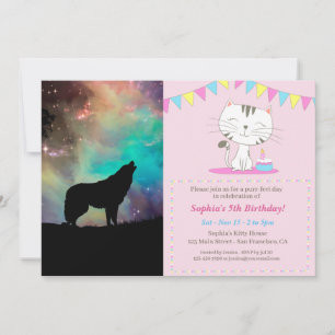 Invitation Wolf hurle à l'univers