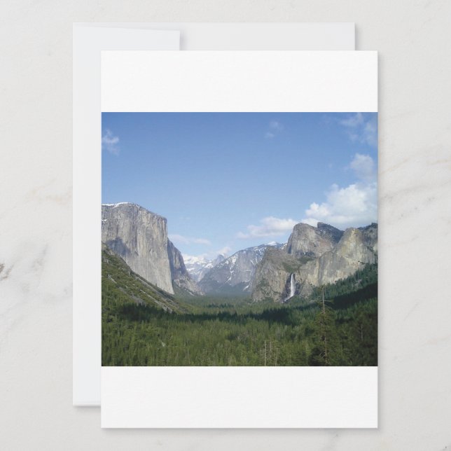 INVITATION WONDRES OF YOSEMITE GLORY (Devant)
