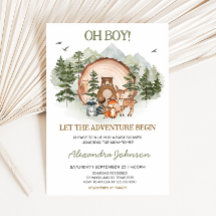 Woodland Laisser l'aventure commencer le Baby show