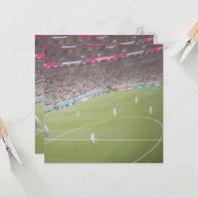 Invitation World Cup England X United States (Devant/Arrière en situation)