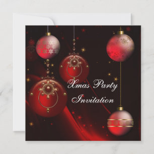 Invitation Xmas fête de Noël