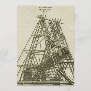 Invitation XVIIIème siècle antique d'ÉQUIPEMENT de la SCIENCE