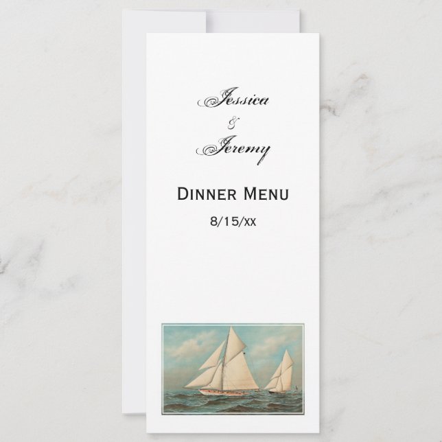 Invitation Yachts de collection nautiques en course #1 (Devant)