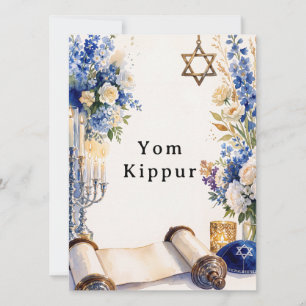 Invitation Yom Kippour juif