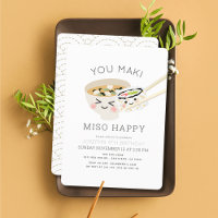 You Maki Miso Happy Miso Soup Sushi Roll Anniversa