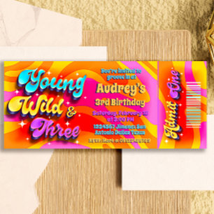 Invitation Young Wild and Three - Super Ticket