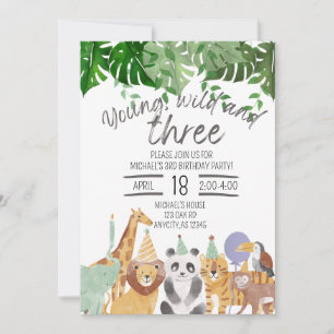 Invitation Young, Wild et Three