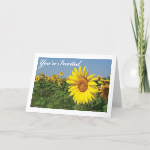Invitation Youre invited Sunflower