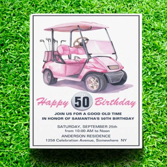 Invitation  You're Invited to a Tee-rific 50th Golf Party (nvite you to a special celebration as I hit the big 5-0)
