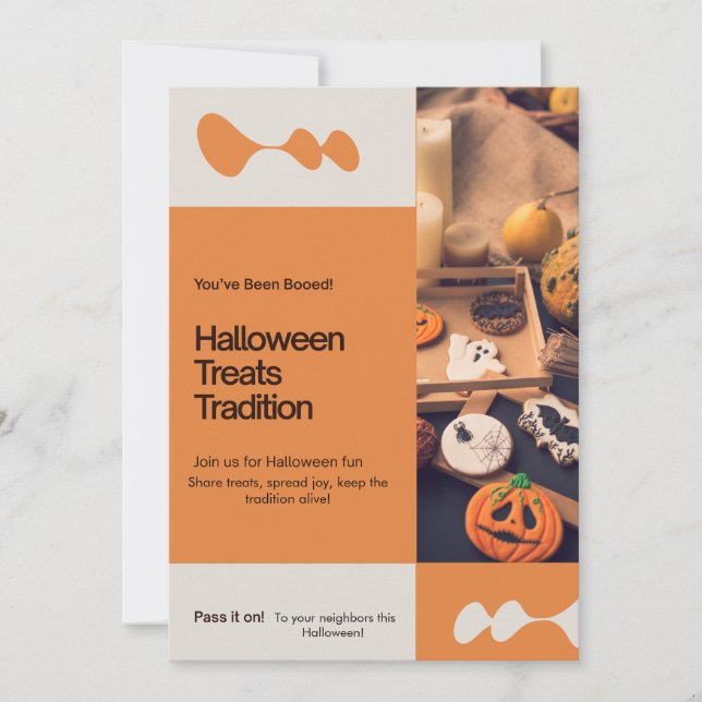 Invitation You've Been Booed custom (Devant)