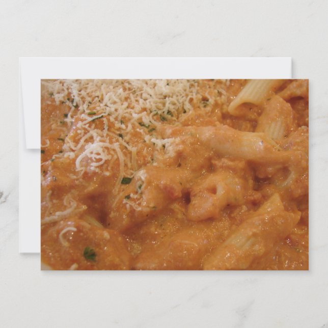 Invitation Yummy Pasta Party (Devant)