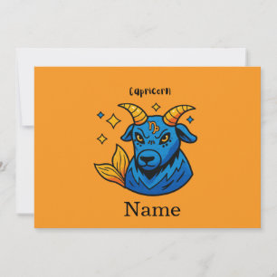 Invitation Zodiaque Mystique Capricorne Bouc de Mer Astrologi