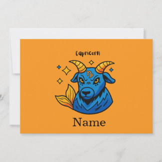 Invitation Zodiaque Mystique Capricorne Bouc de Mer Astrologi