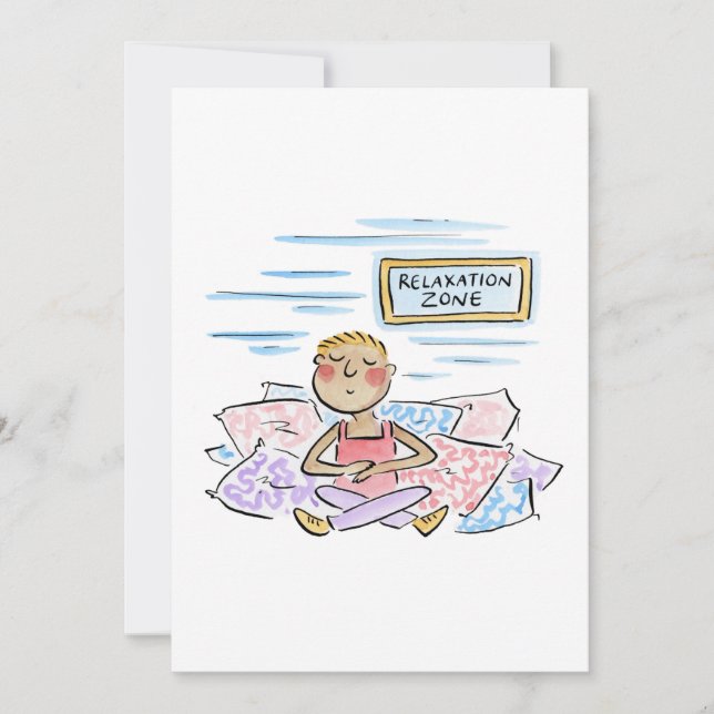 Invitation Zone de détente (Devant)