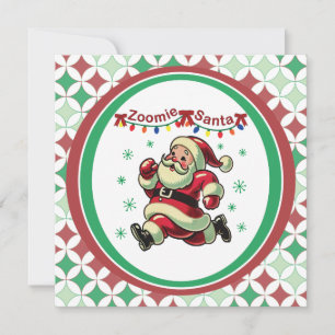 Invitation Zoomie Père Noël Noël