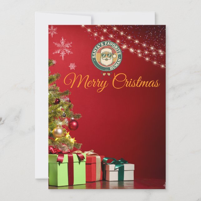 InvitationChristmas Party Invitation with Santa Cl (Devant)