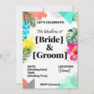 InvitationElegant Wedding Invitation Card | Modern