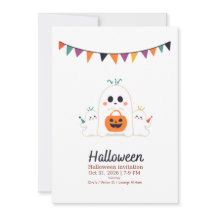 InvitationMignon Fantôme Invitation Halloween 2026