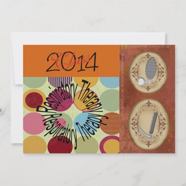 Invitations 2014 d'obtention du diplôme de (Devant)