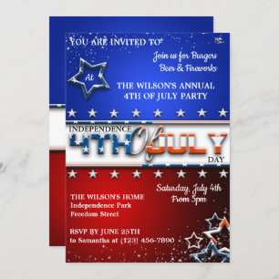 Invitations 4 juillet