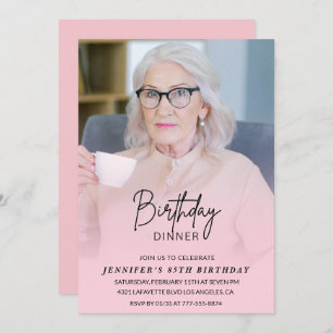Invitations à 85e anniversaire Anniversaire Dîner