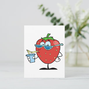Invitations à boire de fraise